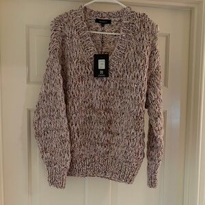 Beulahstyle Sequin V-Neck Sweater